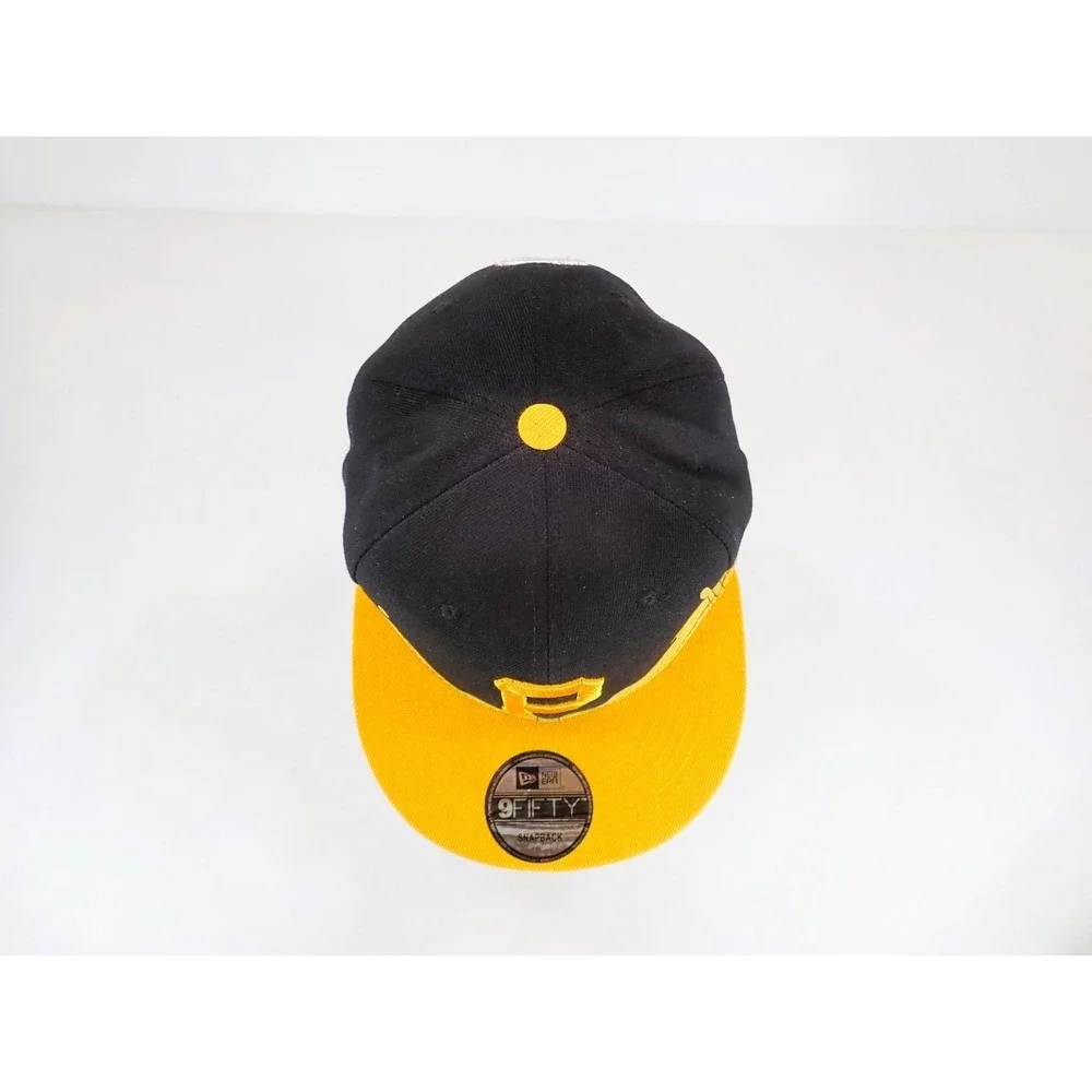 New‎ Era 9FIFTY Pittsburgh Pirates Snapback Hat Black Yellow Paint Drip MLB